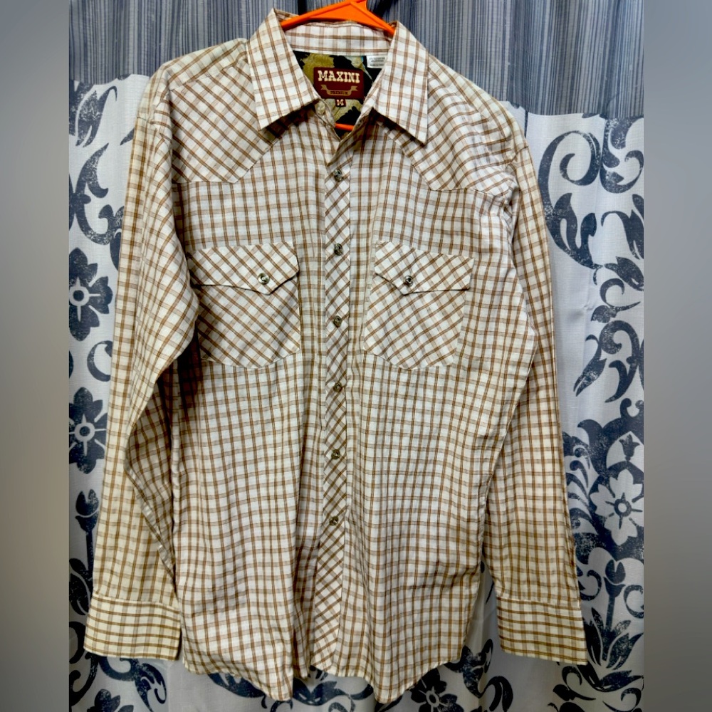 EUC Maxini Premium Plaid Shirt‎ Size M